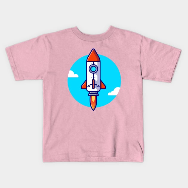 Rocket Launching Kids T-Shirt by Catalyst Labs